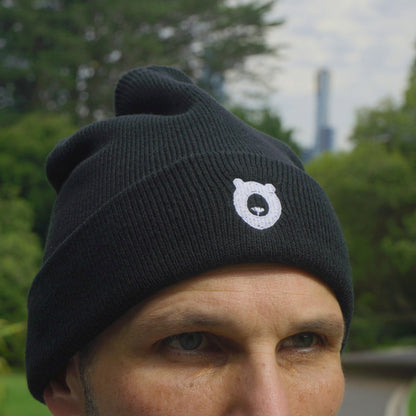 Black Cuff Beanie