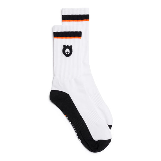 White Crew Socks