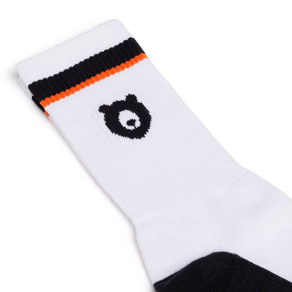 White Crew Socks